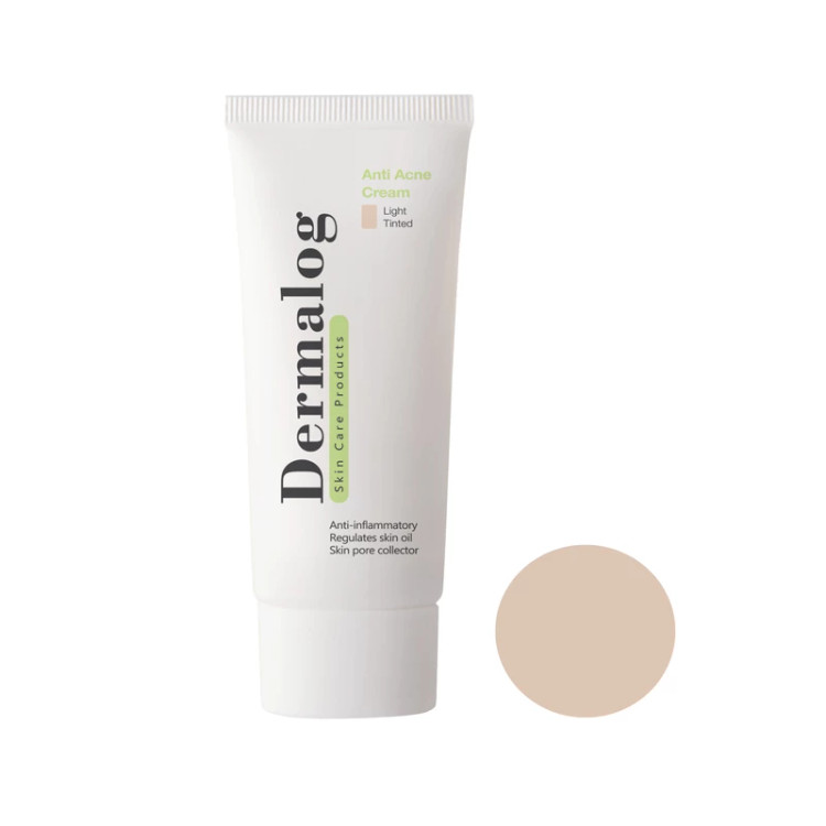 کرم ضد جوش رنگی درمالوگ ( بژ روشن )