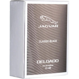 عطر جیبی مردانه مدل Jaguar Classic Black حجم 25 میلی لیتر دلگادو
