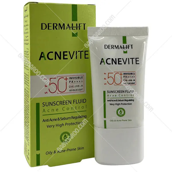 فلوئید ضد آفتاب آکنویت SPF50 درمالیفت